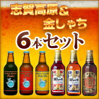 志賀高原ビール＆金しゃちビールセット 6本入り 【お歳暮・ギフトにもピッタリ!】 【長野県】 【愛知県】【クラフトビール(地ビール)】