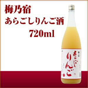 ＼父の日母の日ギフト先行受付中！のし無料／梅乃宿 あらごしりんご酒 720ml ギフト 宅飲み 家飲みギフト