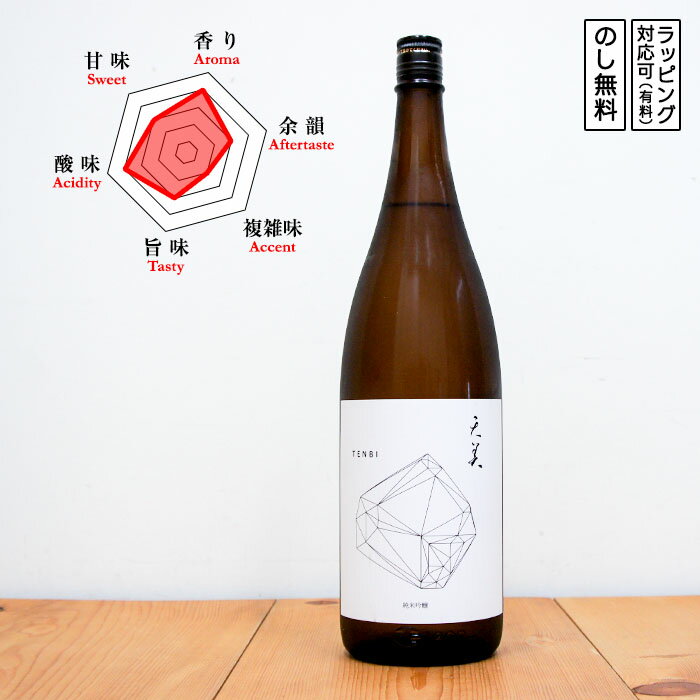 天美 日本酒 純米吟醸(白天) 火入れ 1800　TENBI てんび しろてん　(山口県/長州酒造)　ギフト プレゼント のし対応