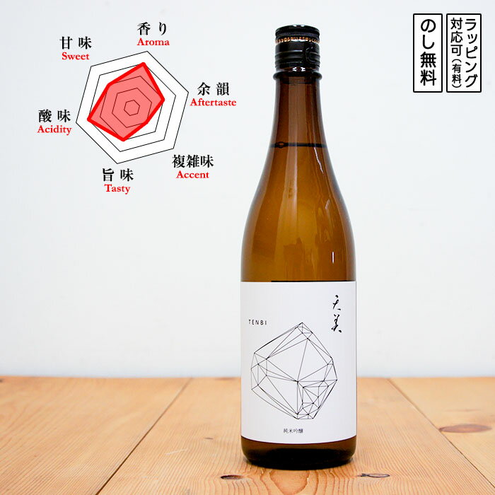 天美 日本酒 純米吟醸(白天) 火入れ 720　TENBI てんび しろてん　(山口県/長州酒造)　ギフト プレゼント のし対応