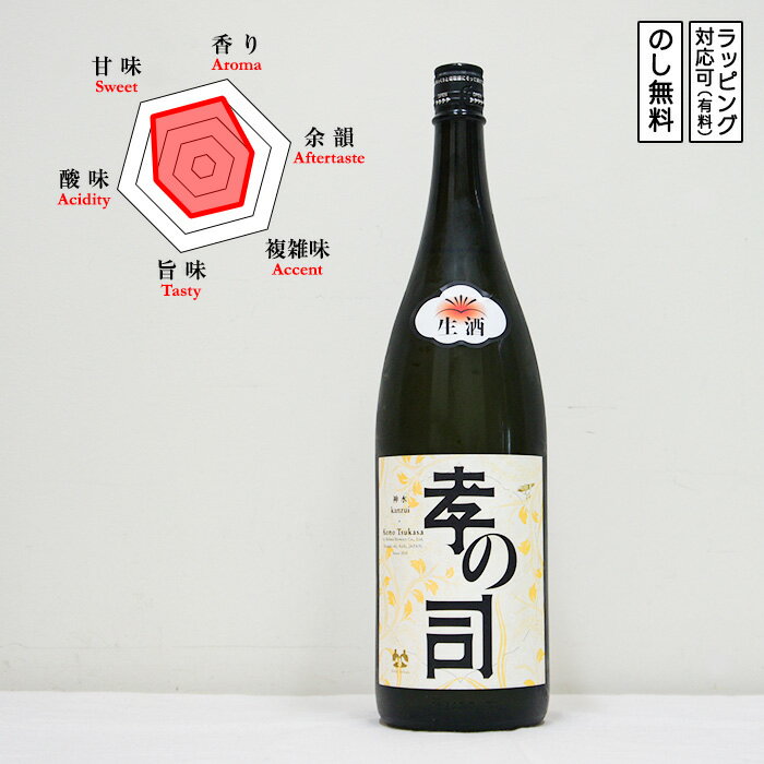 孝の司 日本酒 神水 生酒 1800　konotsukasa kanzui　(愛知県/柴田酒造場)