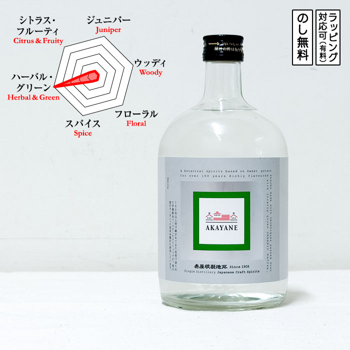 赤屋根 AKAYANE 抹茶 スピリッツ 720ml　Maccha Craft Spirits 赤屋根製造所 ジャパンクラフトスピリッツホリデイ　(鹿児島県／佐多宗二商店)　ギフト プレゼント のし無料