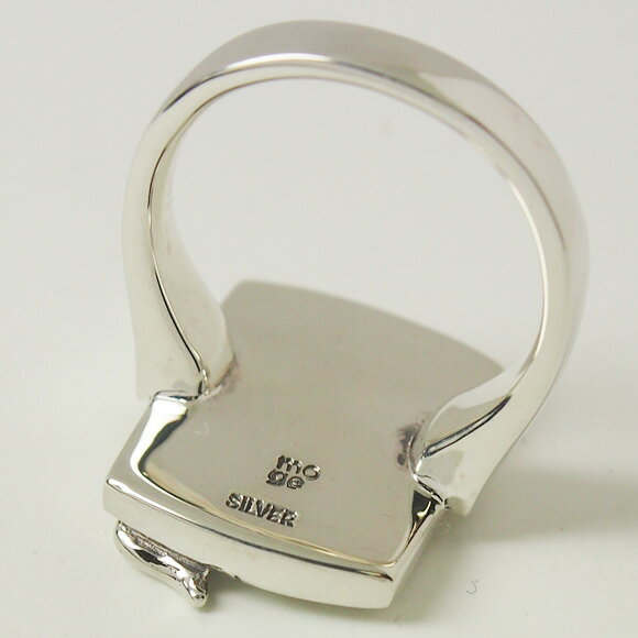 moge（モゲ） シルバーアクセサリー 流れ星の夜 —窓辺のネコ— シルバーリング [mo-R-048] アクセサリー作家・山口光司さんの手作りアクセサリー・ハンドメイドジュエリー・ペアリング・指輪 猫 ねこ 三日月 星 スター 動物 アニマル メンズ レディース 日本製 国産