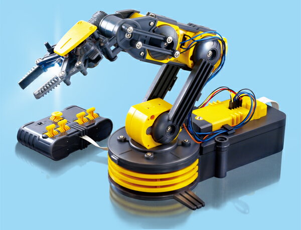 グリッパーアームロボット　ロボット工作　/　夏休み　工作キット　組み立て　知育教材　小学生　小学校　実験　機械　ラジコン