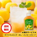 【ギフト対応】【送料無料】Craft Ginger Y (ゆず) 200ml 高知 生姜 ゆず ジンジャーエール クラフトジンジャー ジンジャーシロップ 簡単 おしゃれ かわいい 温活 冷え取り お取り寄せ のし 内祝い 贈り物 誕生日 おうち時間 家飲み 父の日