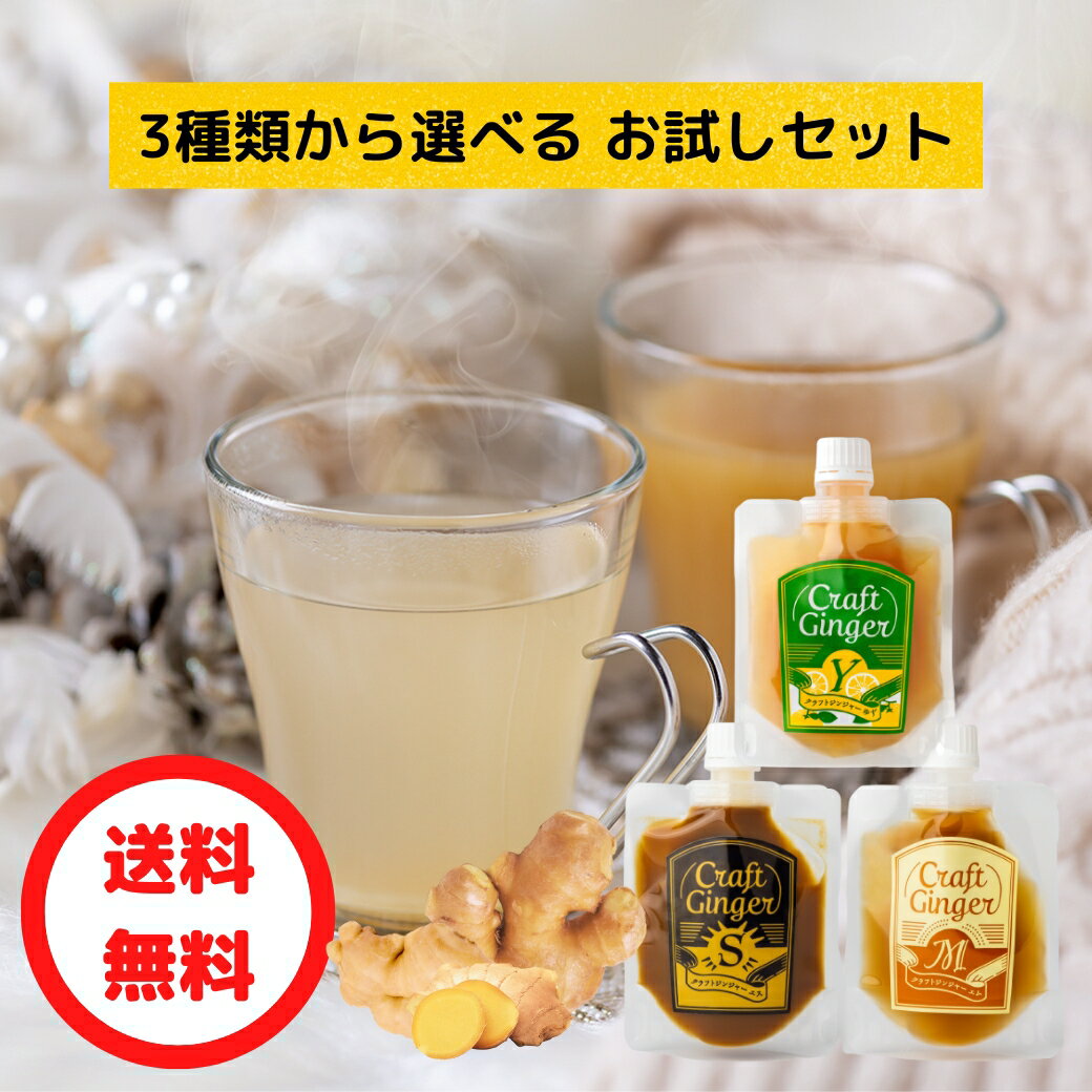 【1000円ポッキリ & P10倍】【初めての方限定】【お一人様2セットまで】Craft Ginger シロップ 80ml × 2 送料無料 国産 無添加 ジンジャーシロップ 選べる お試し クラフトジンジャー ジンジャーエール 生姜湯 ゆず湯 温活 健康 ポイント消化 メール便