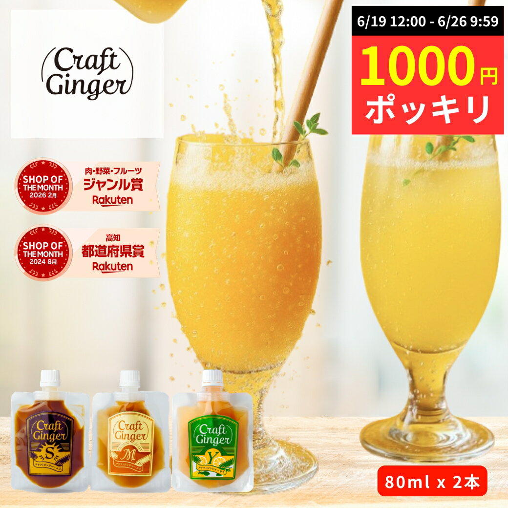 【数量限定★1000円ポッキリ】＼選べる！／ 生姜シロップ 80ml × 2 送料無料 国産 無添加