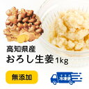 【 業務用 】無添加 冷凍おろし生姜 高知県産 1kg 国産 生姜 しょうが ショウガ 100 ジンジャーペースト ペースト すりおろし 生姜おろし しょうがおろし 冷凍食品 冷凍野菜 調味料 薬味 時短 簡単