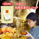 だしパック (30袋入り) 送料無料 国産 Craft Ginger はちきん 和風 生姜だし 出汁 だし 鰹節 いわし煮干 生姜パウダー 昆布 さば節 あご 干し椎茸 味噌汁 だし巻卵 茶碗蒸し