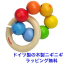 ドイツ製 赤ちゃん おもちゃ 0歳 レインボーラトル セブンボールズ 木のおもちゃ ハイメス 木製玩具 男の子 女の子 HEIMESS ハイメス