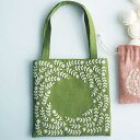 【エントリーでP5倍:7/11 01:59まで】 刺繍キット 『yulaの幸せの刺繍』刺しゅうキットシリーズ 手提げ袋 小花【3,980円以上送料無料】手芸 キ...