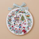 【エントリーでP5倍:7/11 01:59まで】 刺繍キット クロスステッチキット クリスマスの朝 刺しゅう枠飾り【送料無料】刺しゅう 刺繍 ステッチ