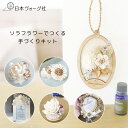 【エントリーでP5倍:7/4 20:00から】 手芸キット 在庫限り ソラフラワーでつくる手作りキット 【作り方動画付き】 オーバル壁掛け コサージュ ミニリース バレッタ フレーム 植物由来 自然素材 ナチュラル 手作り キット ハンドメイド 簡単 手作業