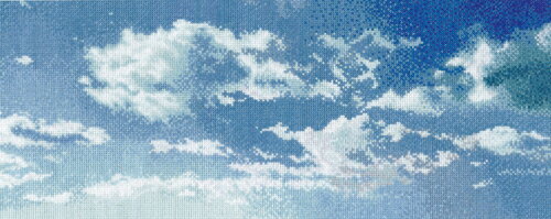 樂天商城 - 輸入 クロスステッチキット ｜ 刺繍キット Thea Gouverneur社 ブルースカイ ｜ 刺しゅう 刺繍 ステッチ ししゅう 刺繍 キット 手芸 キット 手作り ハンドメイド 手芸用品 おしゃれ 世界 クロスステッチ 風景 空