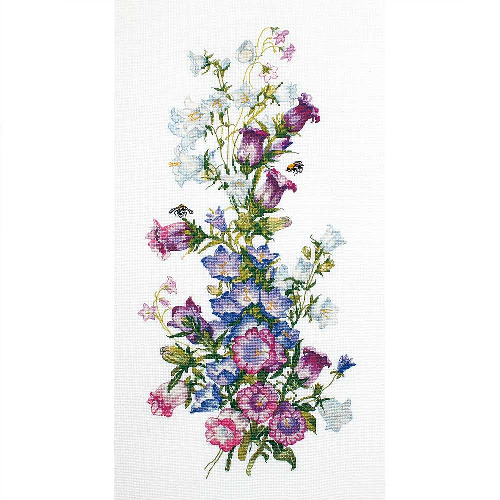 【 輸入 クロスステッチキット 】 刺繍キット OVEN オーブン社 スプリングコンポジション ｜ 刺しゅう 刺繍 ステッチ ししゅう 刺繍 キット 手芸 キット 手作り ハンドメイド 用品 インテリア おしゃれ 世界 クロスステッチ 花