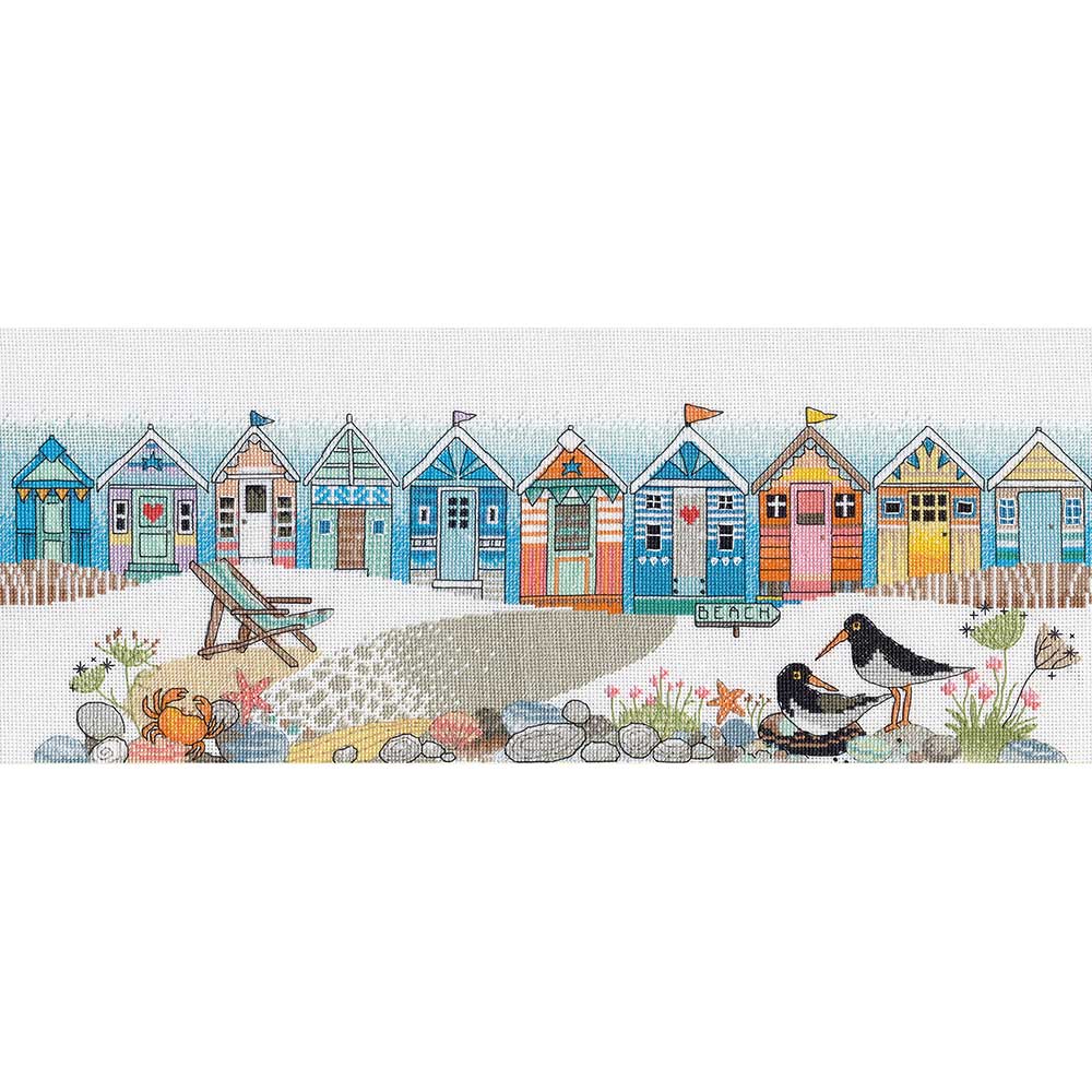 樂天商城 - 輸入 クロスステッチキット ｜ 刺繍キット Dimensions 社 ビーチハット ｜ 刺しゅう 刺繍 ステッチ ししゅう 刺繍 キット 手芸 キット 手作り ハンドメイド 用品 インテリア おしゃれ 世界 クロスステッチ 鳥 家