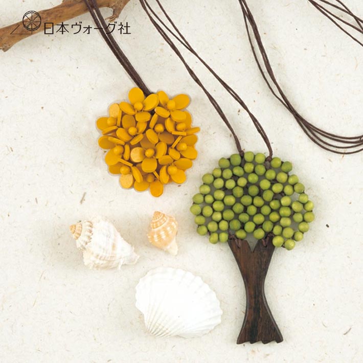 樂天商城 - 完成品｜ウッドフラワーネックレス / ウッドツリーネックレス　| 大人女子向け おしゃれパーツ ギフト向け プレゼント用 カジュアルアクセサリー