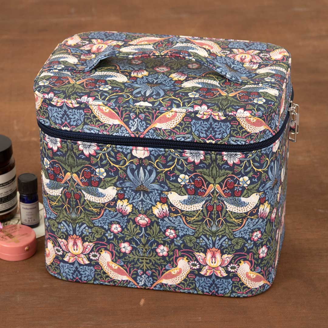 Rakuten - 完成品 ｜ ウィリアム・モリス ミラー付きコスメボックス ｜ コスメボックス William Morris の世界 コスメ プレゼント