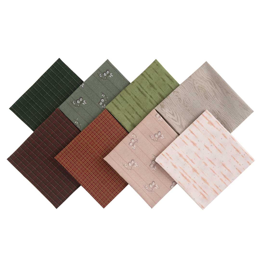 ポイント5倍：11/27 01:59まで【 生地 カットクロスセット 】 コットン カットクロス 生地セット センテナリーコレクション8枚セット［レッド・グリーン系］｜ 布 ソーイング プリント 手作り 手芸 生地 はぎれ 手芸用 パッチワーク 布セット ハンドメイド