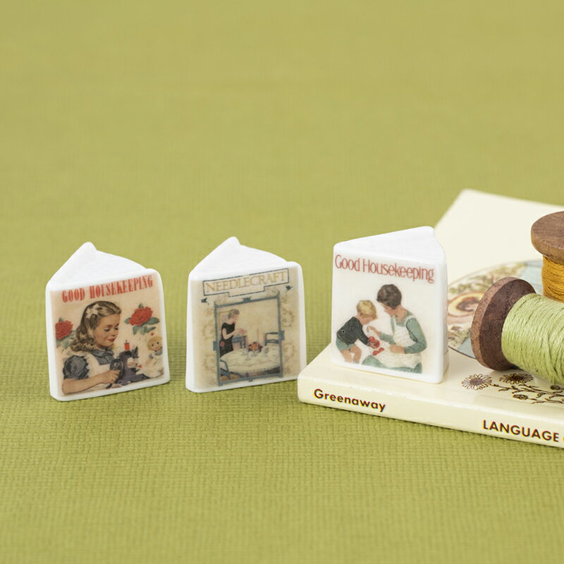 ポイント5倍：11/27 01:59まで【 完成品 】 グッドハウスキーピングのブッグ型シンブル3個セット ｜ シ..