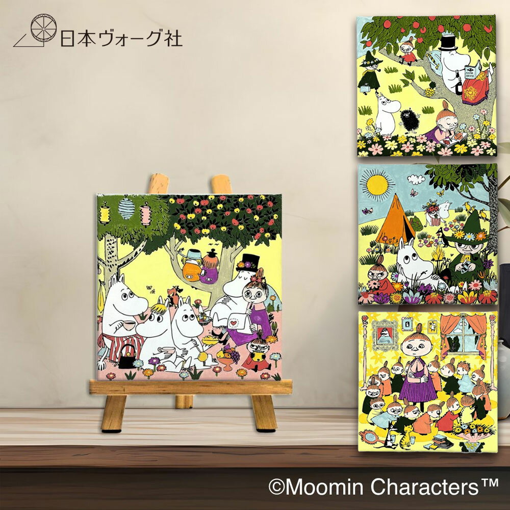 大人のぬりえキャンバス　ムーミン 誰でも簡単に本格的なアート作品が完成します。 お部屋を明るく彩る、かわいいムーミンの世界をお楽しみください。 スキマ時間で塗る楽しさと、飾る楽しさ ・キャンバスにプリントされた数字に合わせて、指定の色を塗るだけ！　簡単に完成するアートキットです。 ・アクリル絵の具と筆もセットになっているので、届いたその日からすぐに始められます。 ・軽量タイプなので押しピン1個で壁に飾れます。 ・20cm四方のコンパクトサイズで、デスクや棚の上にもぴったり。 「ぬりえ」は写経に似た集中・瞑想効果が得られるとも言われ、気分転換やリラックスにもおすすめです。 お子様から大人まで楽しめる内容で、プレゼントや自分へのご褒美にも最適です。 木の上のムーミンパパ 完成サイズ:200×200×20mm お花畑でキャンプ 完成サイズ:200×200×20mm ムーミン一家のティー 完成サイズ:200×200×20mm みんなでお着替え 完成サイズ:200×200×20mm 内容 図案印刷済キャンバス、アクリル絵の具、筆 素材・材質 主材／アクリル絵の具、木、綿、鉄、プラスチックなど筆 （商品カテゴリ）手芸 キット 手芸キット 手作り 手づくり ハンドメイド 手芸用品 材料 かわいい 素敵 おしゃれ 趣味 プレゼント ギフト 贈り物 クラフト ものづくり モノづくり 手仕事 趣味 ホビー 母の日 MOTHER'S DAY お母さん 大人向け handmade ムーミン グッズ キャラクター 大人 セット 北欧 雑貨 初心者 ムーミントロール リトルミイ ミイ ミィ ミー クラフトキット MOOMIN