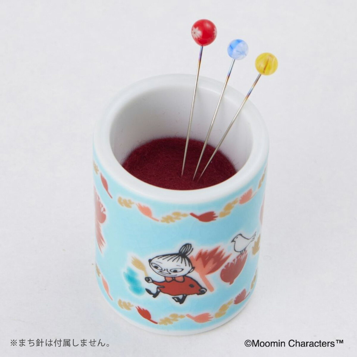 完成品 ｜ リトルミイ 九谷焼針やすめ ｜ MOOMIN 針やすめ 陶器 九谷焼 マグネット...