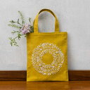 【エントリーでP5倍:7/11 01:59まで】 刺繍キット yulaのこころ躍る草花刺繍 刺しゅうキット「陽だまりのリース」【3,980円以上送料無料】