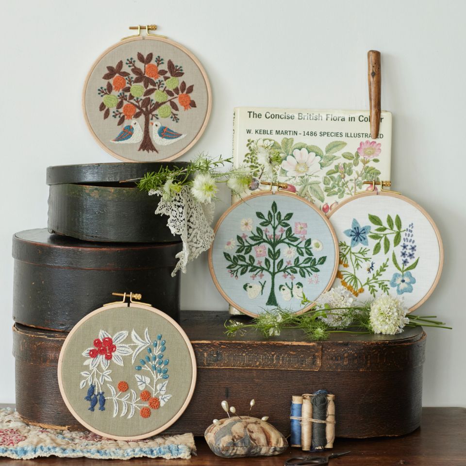 刺繍キット マカべアリス ウール刺繍 Peaceful scenery 穏やかな風景 初心者向け 刺繍 手芸 キット 手芸キット 手作り ハンドメイド 手芸用品 ハンドクラフト 北欧 おしゃれ かわいい 北欧雑貨 刺しゅう