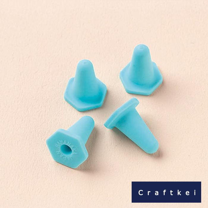 【副資材】『 ゴムキャップ （太-細まで兼用型4ヶ入り） 』 ハマナカ 手芸用品 M便[1/10]