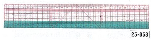 クロバー 方眼定規 30cm 25-053 Clover クローバー 手芸用品のサムネイル