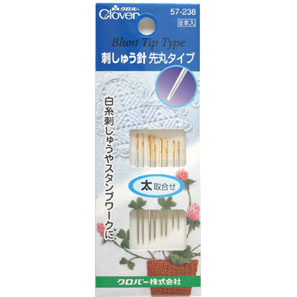 クロバー 刺しゅう針(先丸タイプ)太取り合わせ 57-238 Clover クローバー 手芸用品