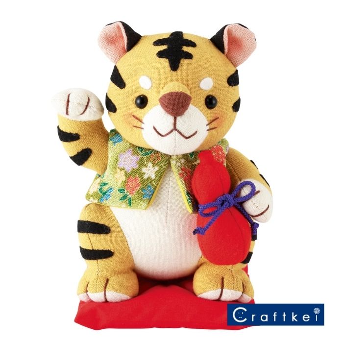 【キット★】2022干支キット《寅》 福招き虎ノ介 ぬいぐるみ PA-806 オリムパス