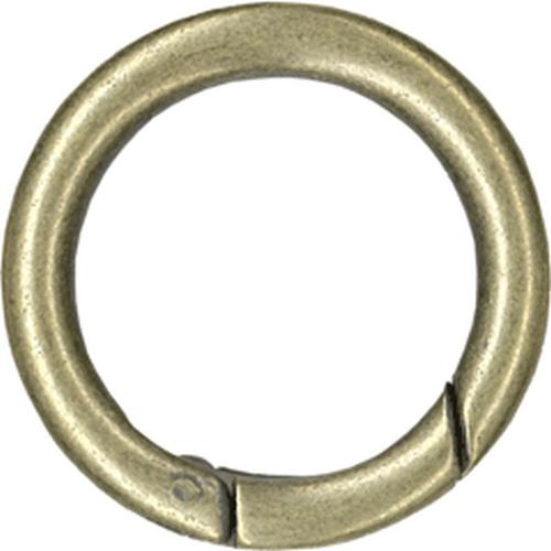 開閉式丸カン 外径41mm 2個入 アンティークゴールドINAZUMA イナズマ 持ち手 持ち 手[AK-40-30AG]