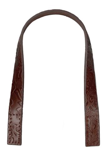 ＼【10月27日まで限定】特別価格3％OFF／本革手さげタイプ持ち手 型押しタイプ 40cm INAZUMA イナズマ 持ち手 持ち 手[KM-3]