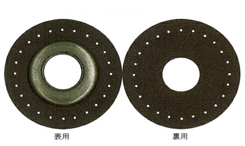 縫い付けハトメ 42mm(穴15mm) 2枚4セット アンティークゴールド INAZUMA イナズマ 持ち手 持ち 手