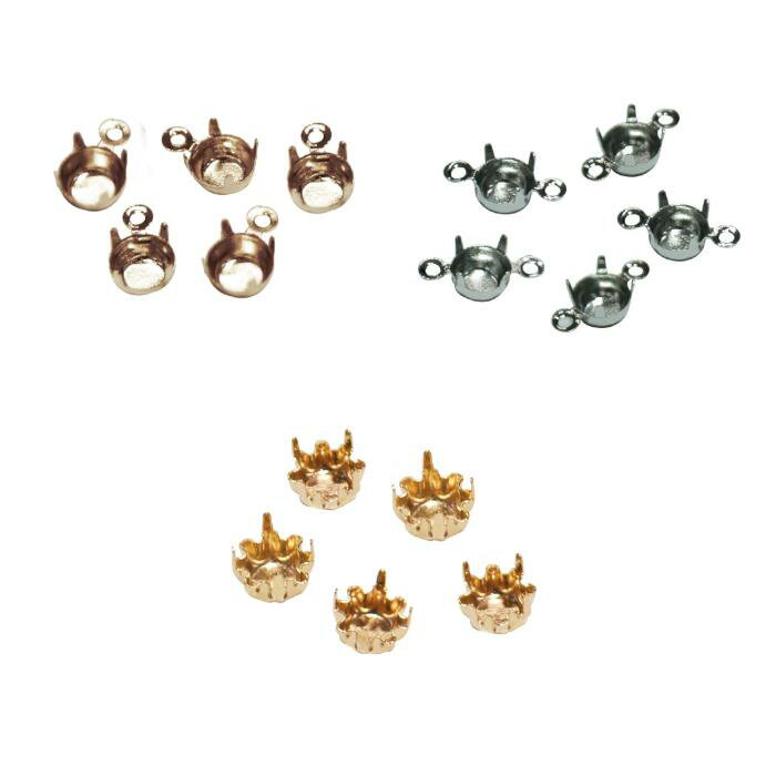 【3セット価格】チャトン用台座マル レジンクラフト 清原