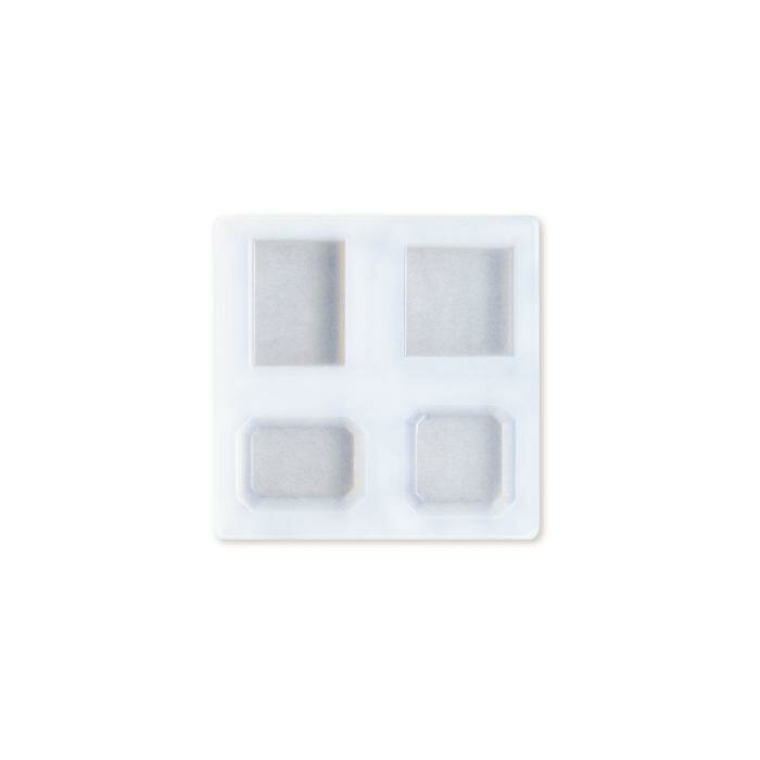 【1セット価格】シリコン型スクエア大 レジンクラフト 清原