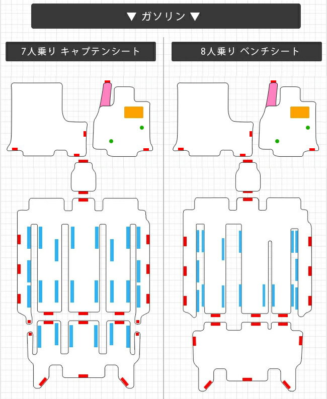 ステップワゴン RP6 RP7 RP8 フロアマット STシリーズ ホンダ STEP WGN カーマット 内装パーツ カスタム 車用アクセサリー