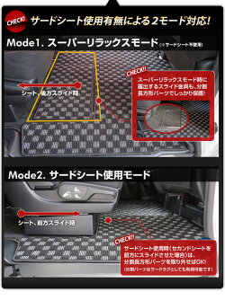 【送料無料】ヴォクシー/ノア/エスクァイア専用設計セカンドラグマットフルカバータイプ【CHKマット】1BOXミニバン