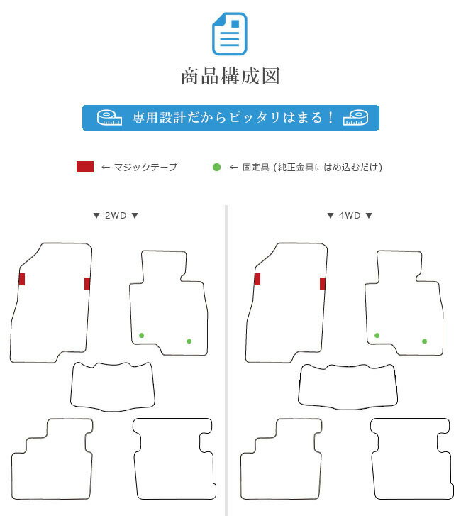 マツダ アテンザ セダン フロアマット STDマット GJ系 カーマット 純正 TYPE ATENZA SEDAN 内装 カスタム カーアクセサリー