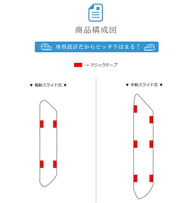 【期間限定｜現在ポイント超アップ】ハイエースワゴン 4ドア STDマット ステップマット 片側スライド車用 KDH200系 TRH200系 内装カスタム トヨタ HIACEWAGON