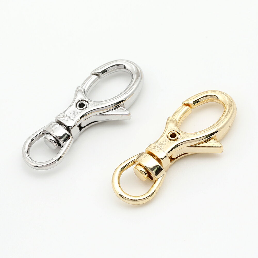 craftmaxの即日発送！スナップフック金具 回転式キーホルダー金具 色褪せにくい14KGPゴールドメッキ 10×35mm（1ヶ）｜アングル3