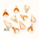 即日発送!メタルフラワーパーツ トランペットフラワー ビーズキャップ 花座 鉄製 中心通し穴あり ゴールド 約11×17mm(20ヶ)