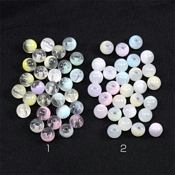 即日発送！アクリルビーズ 丸玉 9.5mm ミックスカラー