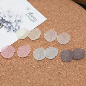 即日発送！アクリルパーツ スクラブ 花びら 17×19mm【30ヶ】