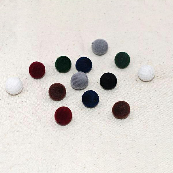 即日発送！フロッキーカボチャビーズ 16mm アクリルビーズ ベロア調（10ヶ）