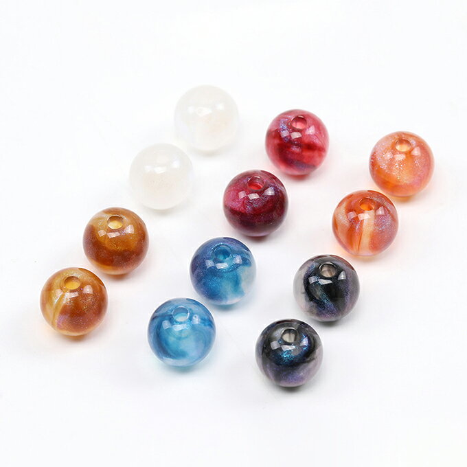 即日発送！アクリルビーズ 丸玉 10mm（20ヶ）