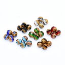 即日発送!ガラスビーズ ラウンドカット 8mm オーロラ【20ヶ】