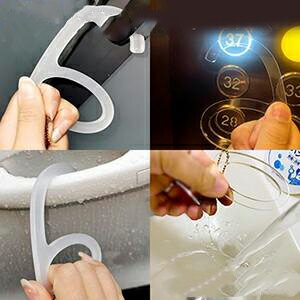 即日発送！ドアオープナー　ハンドキーホルダー コロナウィルス対策 感染予防（1ヶ）