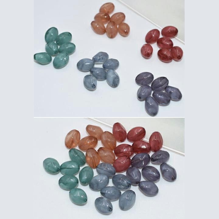 即日発送！アクリルビーズ ビーズパーツ変形NO.8【50g】